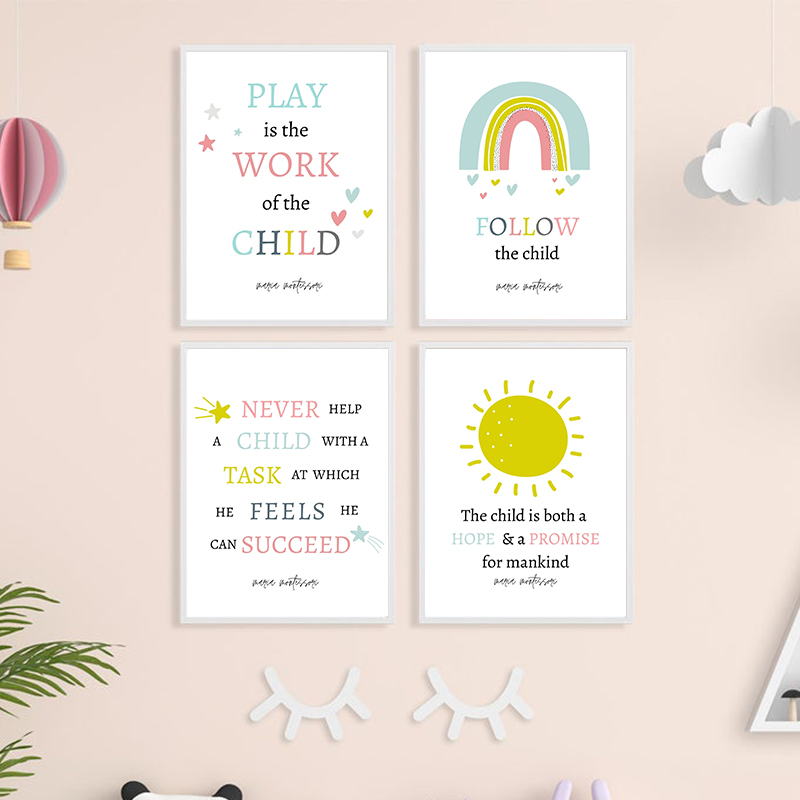Kids Education Quote - Play is the Work of A