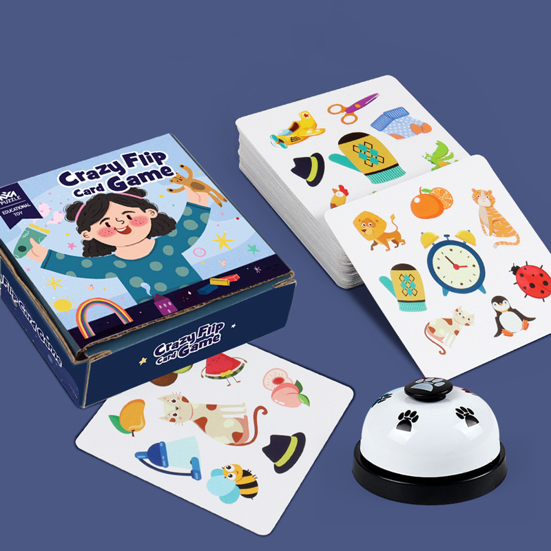 Kids Education Card - หน่วยความจําเด็กจับคู่การ์ดบ้าของเล่นเด็ก Interactive Cognition เกม Early การศึกษา