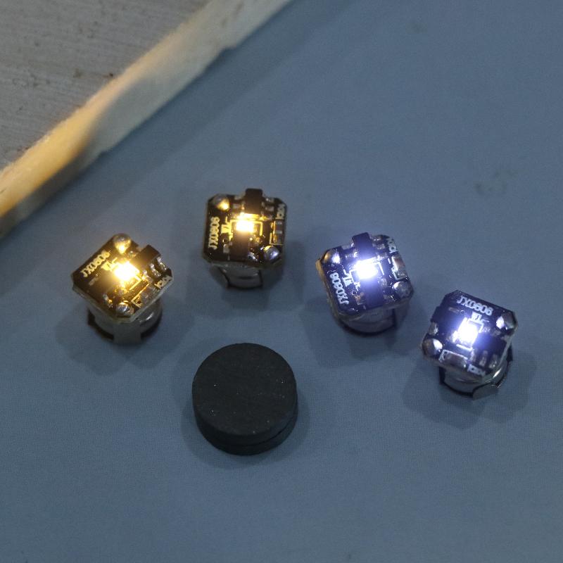 Solar System Model - หลอดไฟ LED แม่เหล็กขนาด 7.5 มม., หลอดไฟรูปทรงเมล็ดถั่วสำหรับรถยนต์,