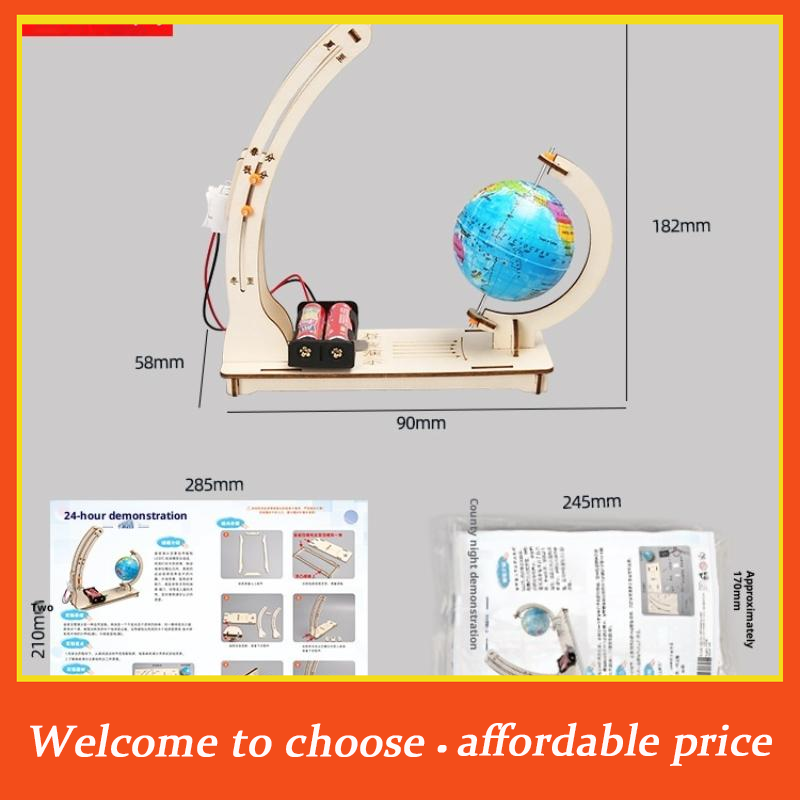 Educational Globe For Kids - []1 ชุดชุดอุปกรณ์วิทยาศาสตร์วงจรกลางวันกลางคืนสำหรับเด็กห้องเรียนการเรียนรู้ฟิสิกส์ของเล่นทำมือของเล่น STEM ของเล่นเพื่อการศึกษาแบบ STEM ของเล่น