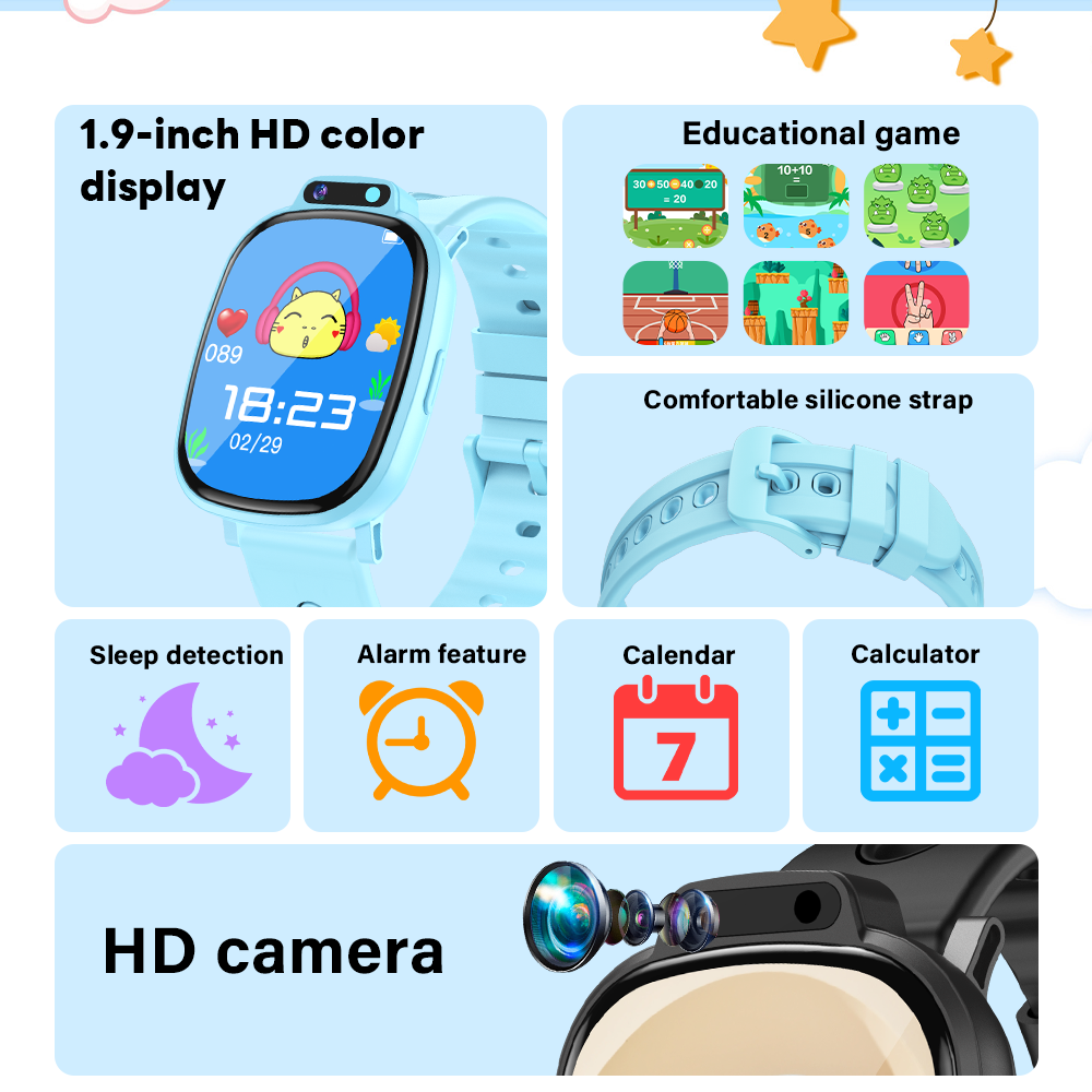 LAXASFIT สมาร์ทวอทช์สำหรับเด็ก - Kids Education Steps บทวิจารณ์และราคา