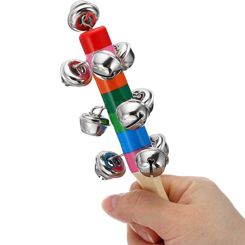 5PCS ไม้ Jingle Hand Bells Rai - Kids Education Bell บทวิจารณ์และราคา