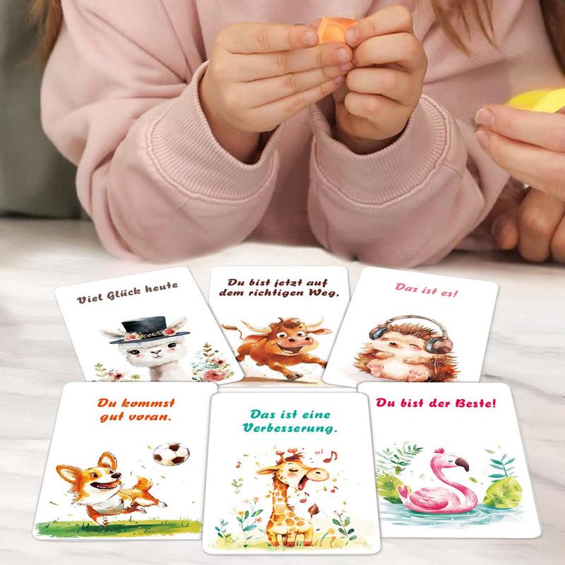 การ์ดเสริมสร้างความมั่นใจสําหร - Kids Education Quote บทวิจารณ์และราคา