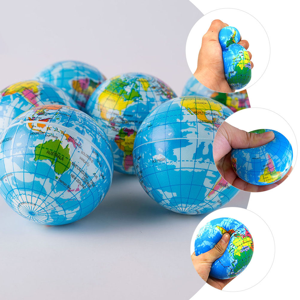 ลูกบอลบีบคลายเครียด 6 ชิ้น สำห - Educational Globe For Kids บทวิจารณ์และราคา