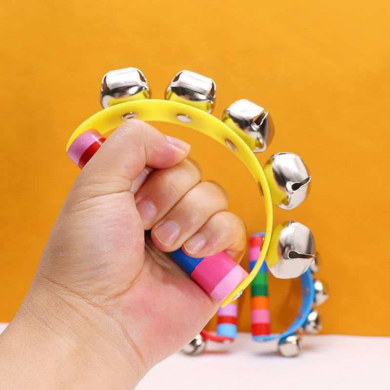 กระดิ่งมือรูปสายรุ้ง ด้ามจับไม - Kids Education Bell บทวิจารณ์และราคา