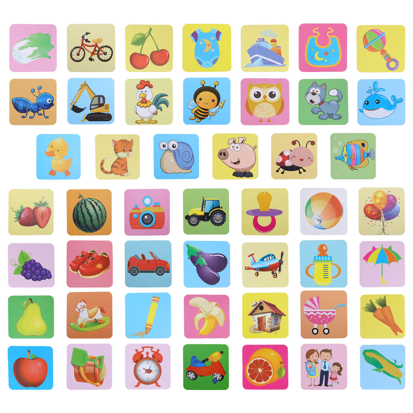 การ์ดกระตุ้นการมองเห็น ฝึกการจ - Kids Education Card บทวิจารณ์และราคา