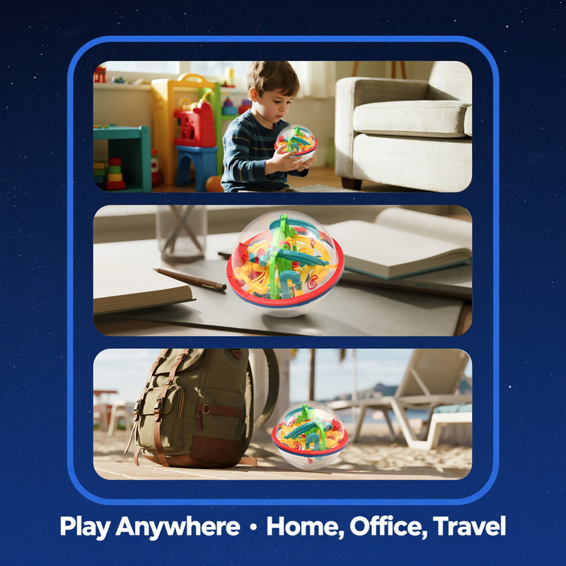3D เมจิกบอลเขาวงกตสมองทีเซอร์ส - Educational Globe For Kids บทวิจารณ์และราคา