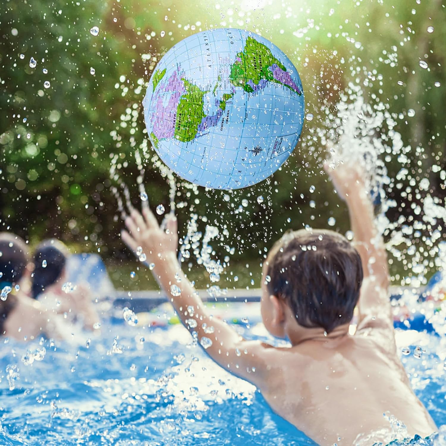 ลูกโลกเป่าลม 1/2/4 ชิ้น ลูกโลก - Educational Globe For Kids บทวิจารณ์และราคา
