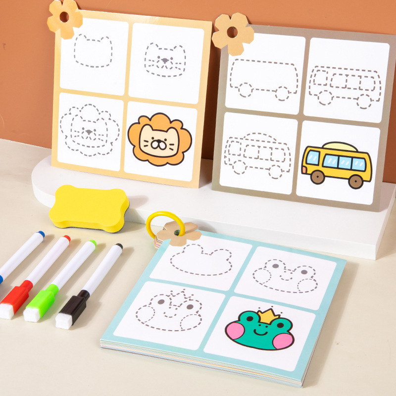 เด็ก Montessori ของเล่นวาดภาพท - Kids Education Steps บทวิจารณ์และราคา