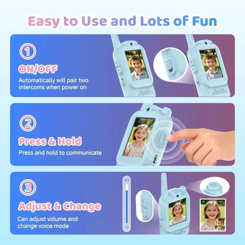 วิทยุสื่อสารสำหรับเด็ก 2 เครื่ - Kids Educational Videos บทวิจารณ์และราคา