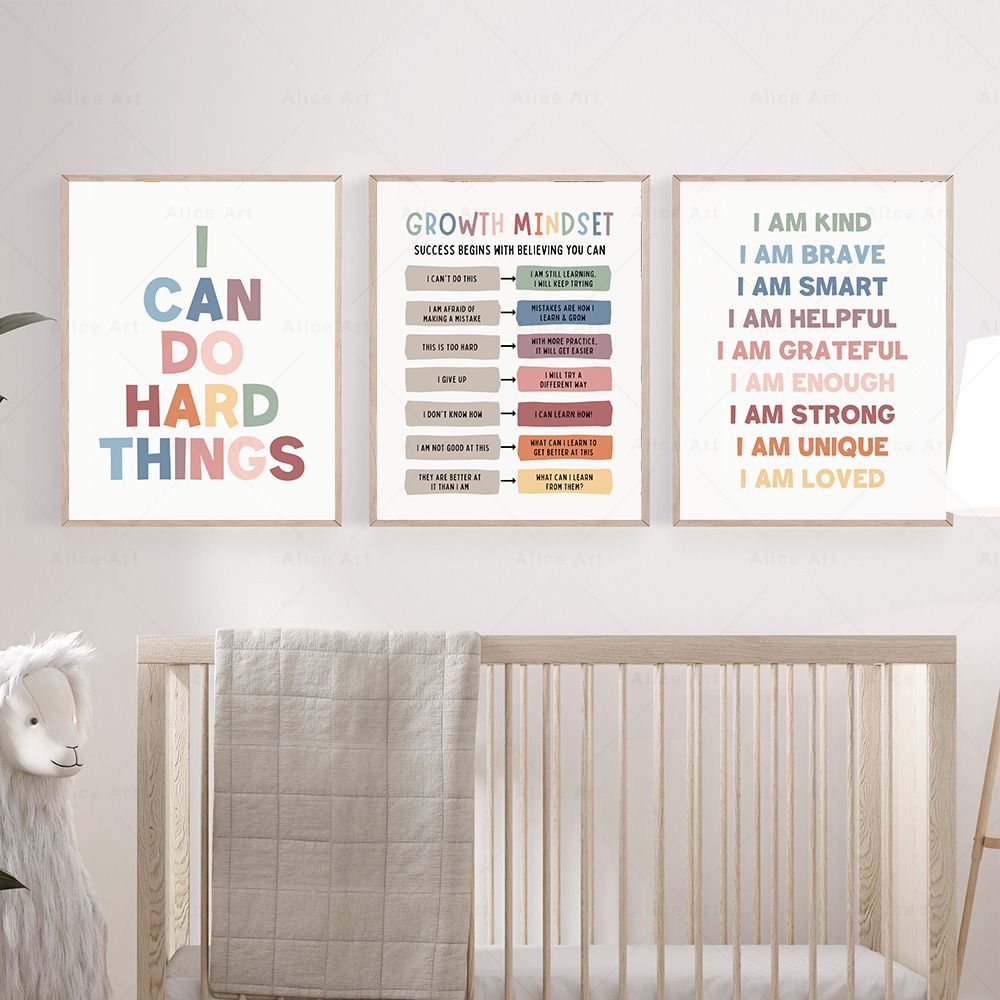 คำยืนยันสำหรับห้องเด็ก โปสเตอร - Kids Education Quote บทวิจารณ์และราคา