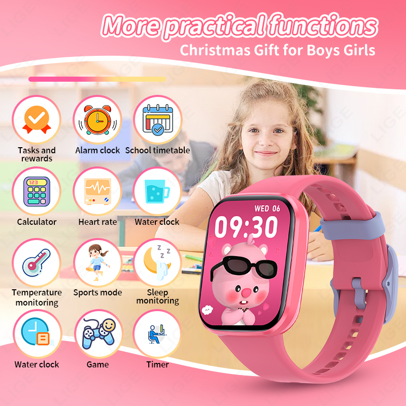 ใหม่สมาร์ทนาฬิกาเด็กนาฬิกาเด็ก - Kids Education Steps บทวิจารณ์และราคา