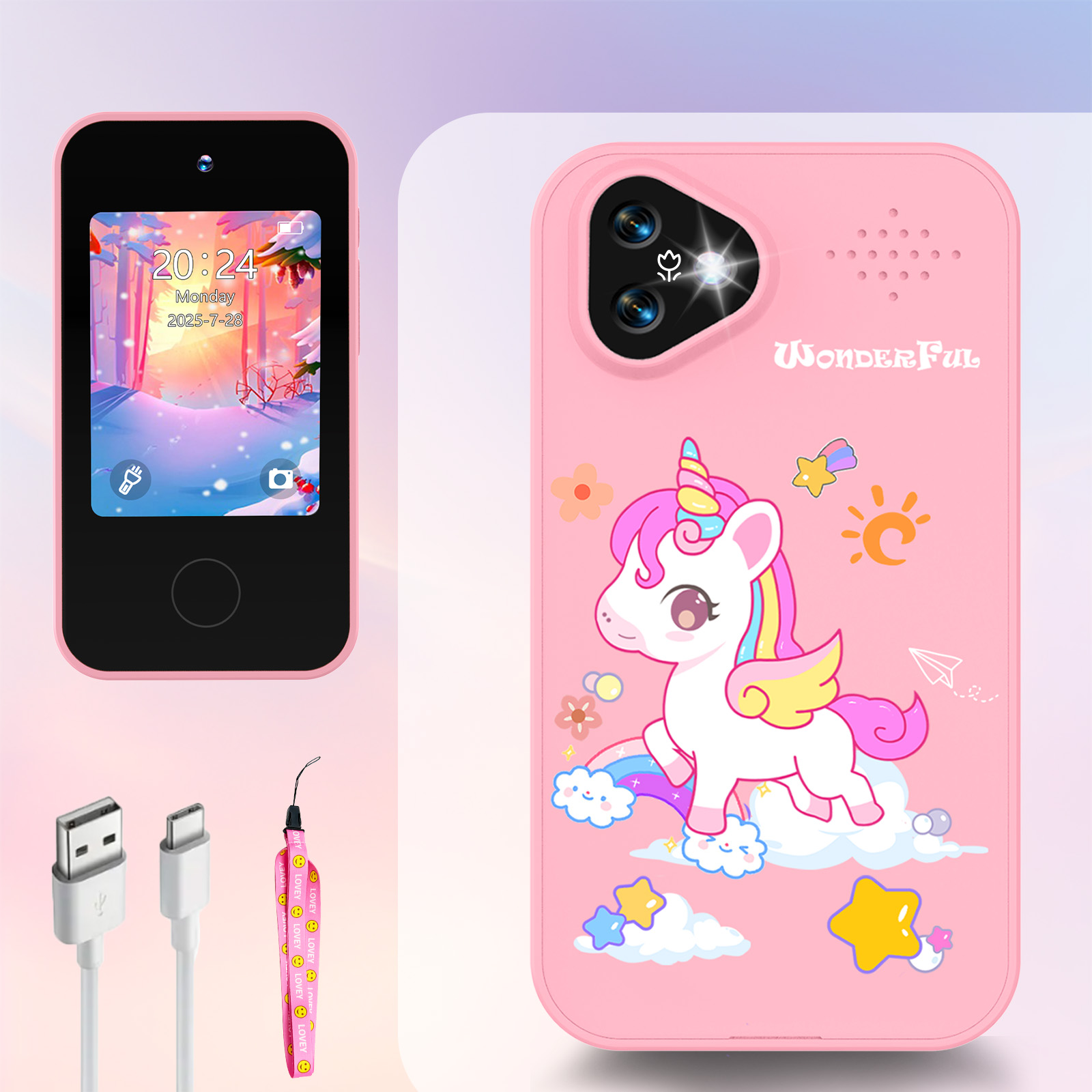 ของเล่นโทรศัพท์มือถือยูนิคอร์น - Kids Education Mobile บทวิจารณ์และราคา