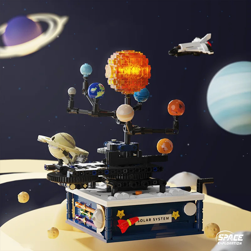 ชุดตัวต่อบล็อกแบบหมุนได้ รุ่นร - Solar System Model บทวิจารณ์และราคา