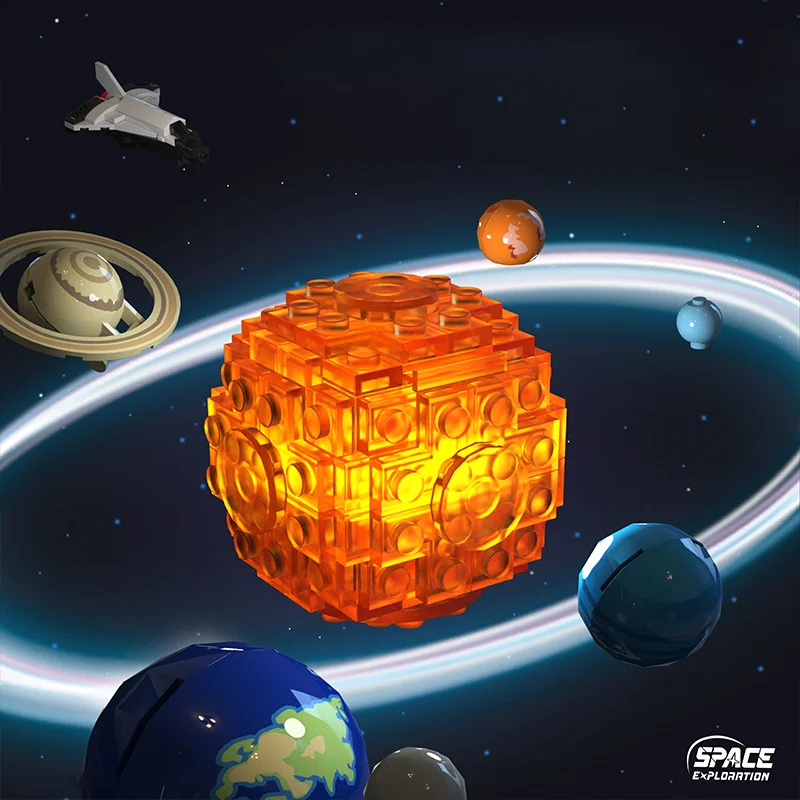 ชุดตัวต่อบล็อกแบบหมุนได้ รุ่นร - Solar System Model บทวิจารณ์และราคา