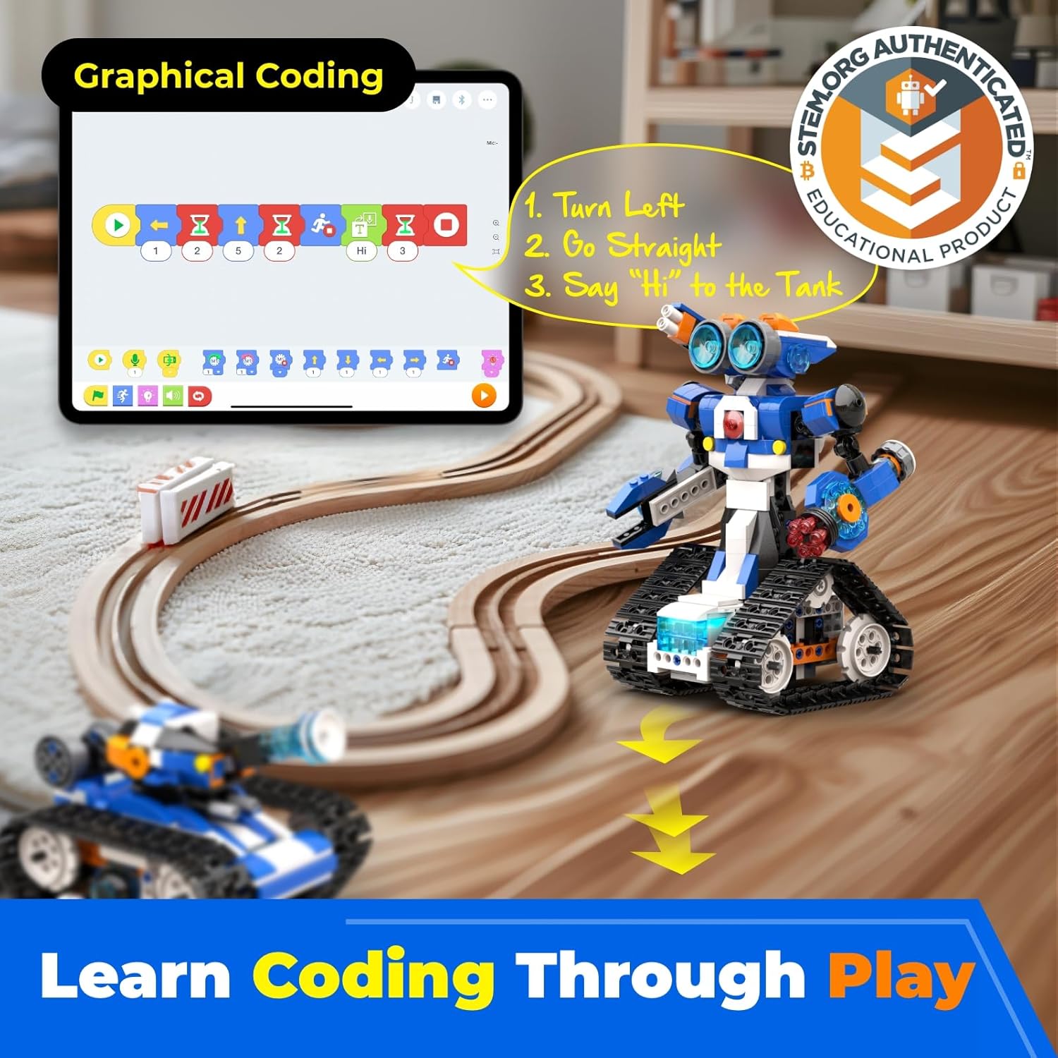 ชุดของเล่นหุ่นยนต์ STEM ควบคุม - Kids Education App Free บทวิจารณ์และราคา