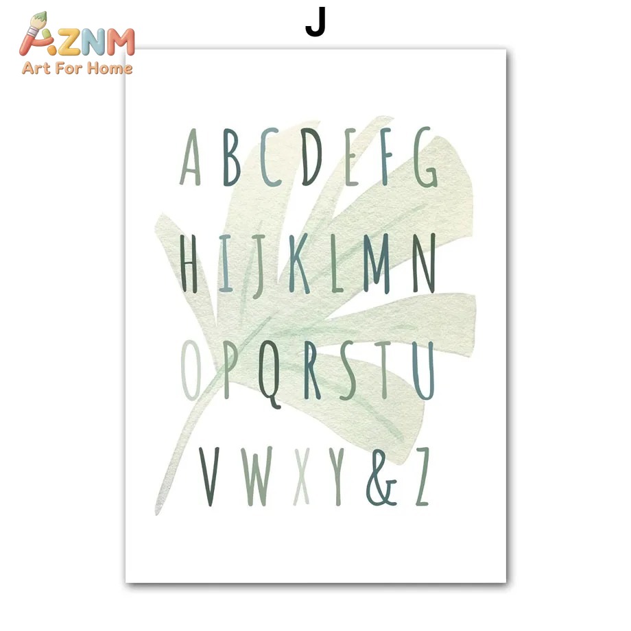ภาพวาดสีน้ำไดโนเสาร์ ตัวอักษร  - Kids Education Quote บทวิจารณ์และราคา