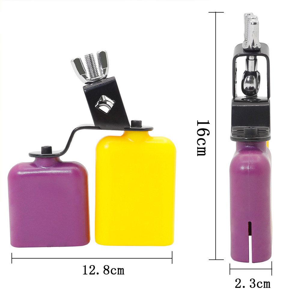 ระฆังไม้สี่เหลี่ยมสีเหลืองม่วง - Kids Education Bell บทวิจารณ์และราคา