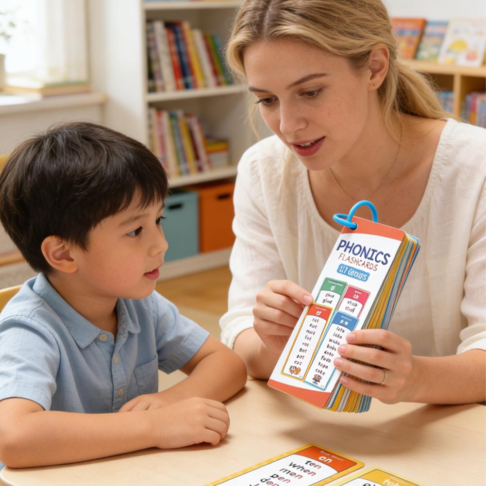 117 กลุ่มแฟลชการ์ดโฟนิคส์สำหรั - Kids Education Card บทวิจารณ์และราคา