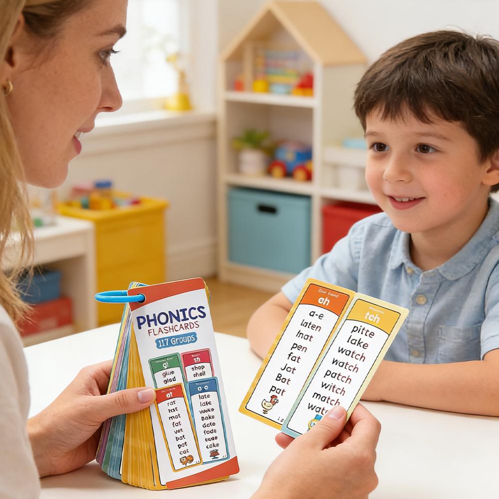 117 กลุ่มแฟลชการ์ดโฟนิคส์สำหรั - Kids Education Card บทวิจารณ์และราคา