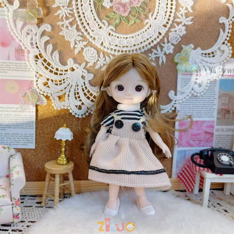 16ซม.ตุ๊กตาBJD 1/8ตุ๊กตาแฟชั่น - Kids Without Education บทวิจารณ์และราคา