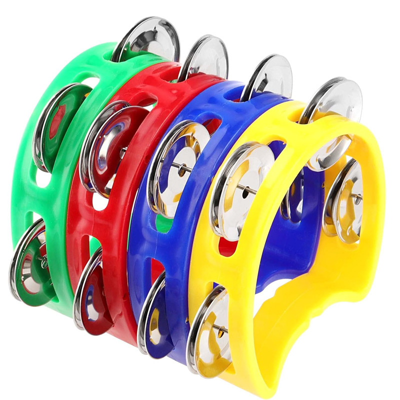 2PCS พลาสติกมือถือ Percussion  - Kids Education Bell บทวิจารณ์และราคา