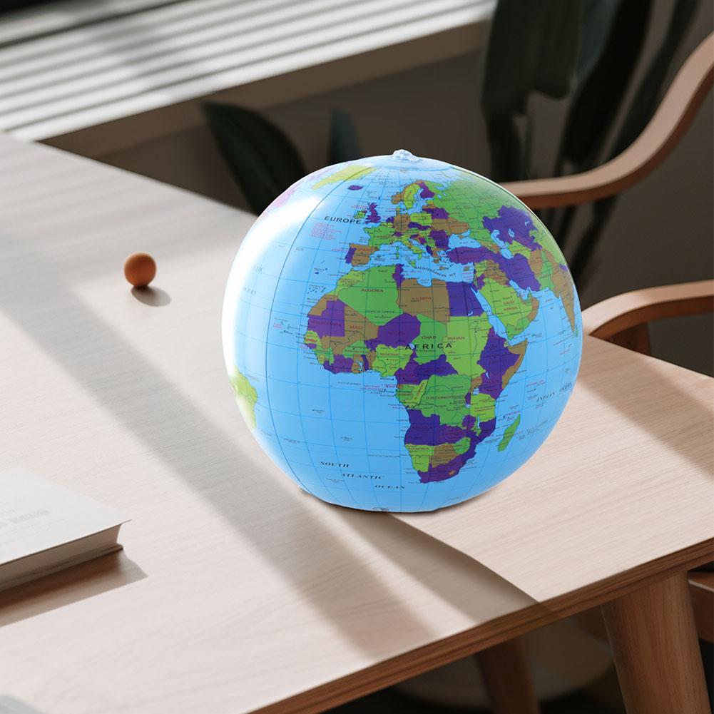 ลูกบอลชายหาดเป่าลมขนาด 12/16 น - Educational Globe For Kids บทวิจารณ์และราคา