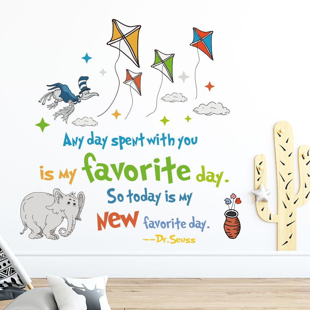 Dr.seuss ที่มีสีสันคำคมสร้างแร - Kids Education Quote บทวิจารณ์และราคา